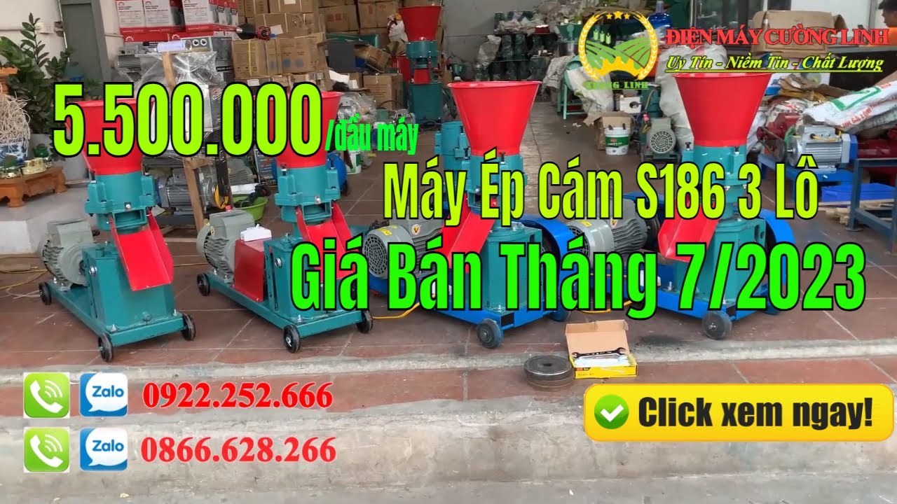 Giá Bán Máy Ép Cám Viên S186 Cuối Tháng 7, Giá Cực Tốt