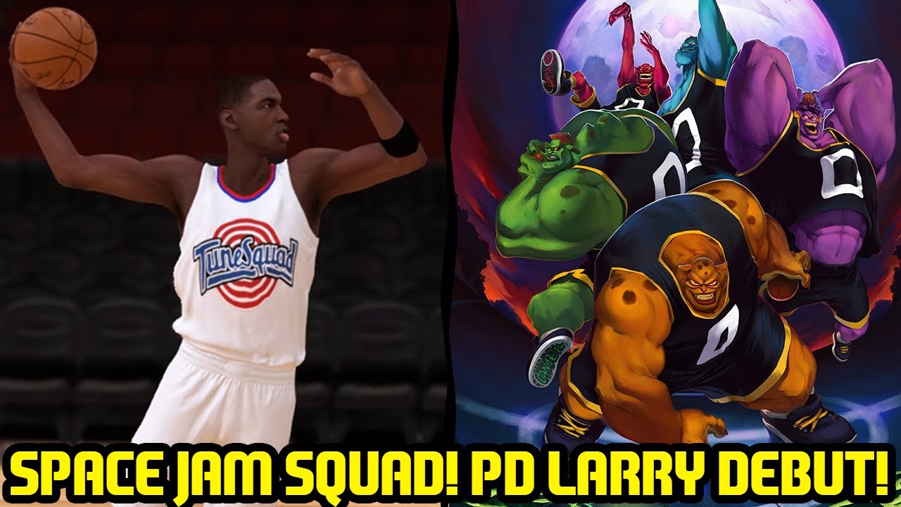 SPACE JAM SQUAD! PINK DIAMOND LARRY JOHNSON NBA 2K19 MYTEAM GAMEPLAY