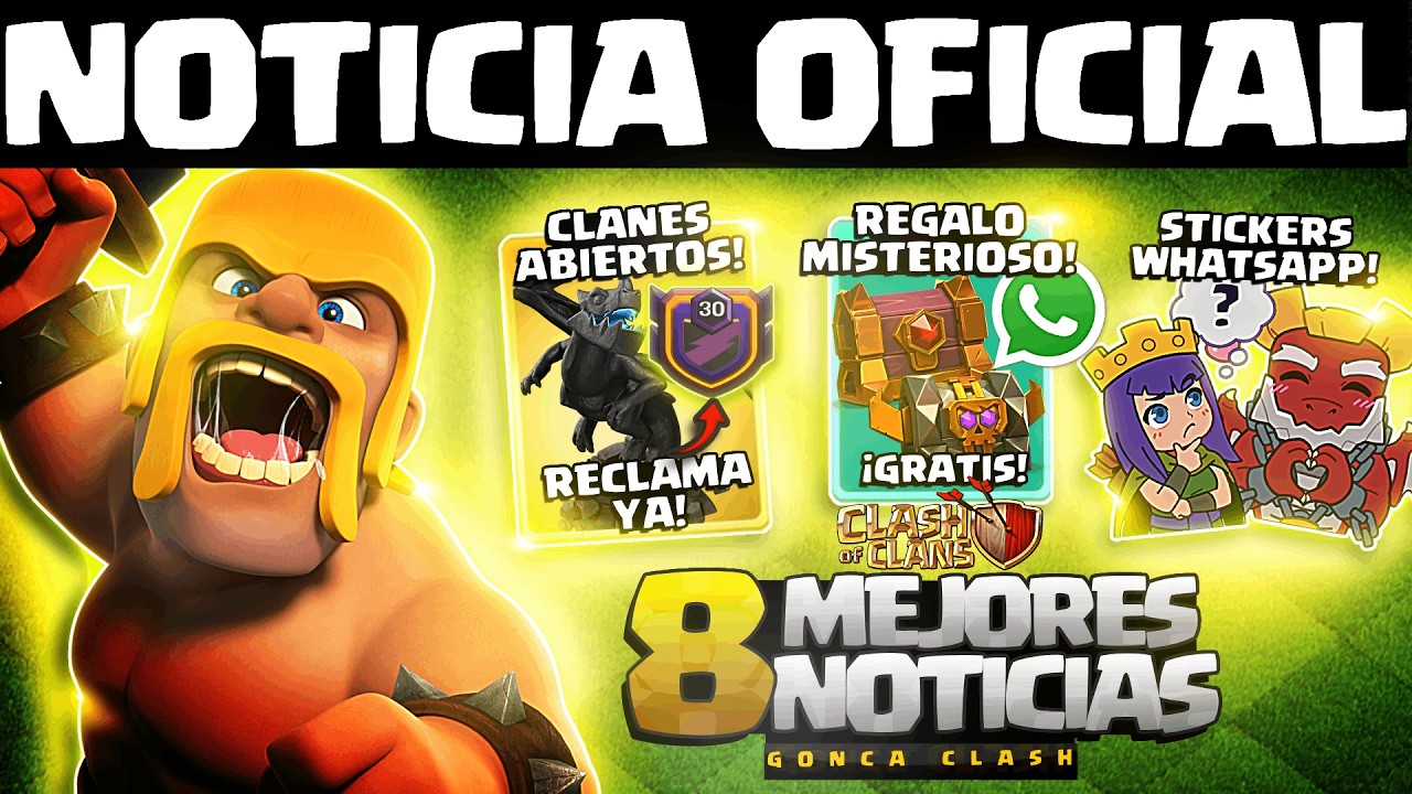 🚨 OFICIAL: REGALOS GRATIS + SKIN ABRIL + CLANES para la ESTATUA y MÁS NOTICIAS | Clash of Clans