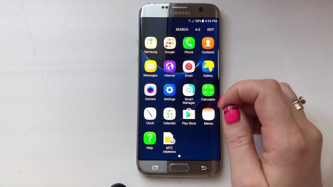 SAMSUNG Galaxy S7 Edge SM-G935F Incoming call + Phone review