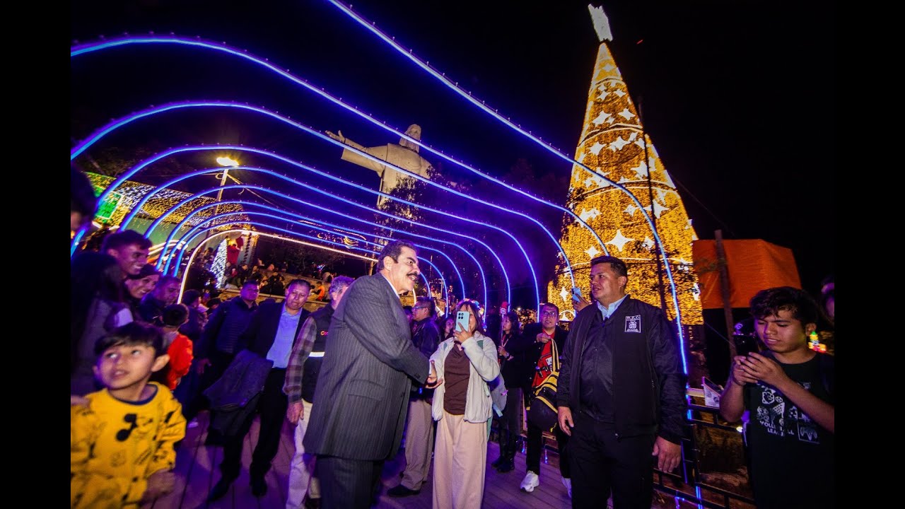 ALCALDE   DA LA BIENVENIDA A LA NAVIDAD CON EL ENCENDIDO DE MÁS DE 10 MILLONES DE LUMINARIAS