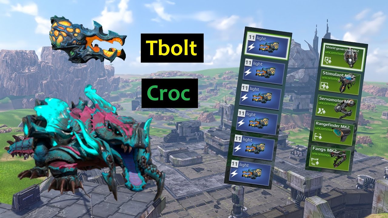 Learning how to play: Sarcosuchus (with Thunderbolts) #1 || JMW Dino War