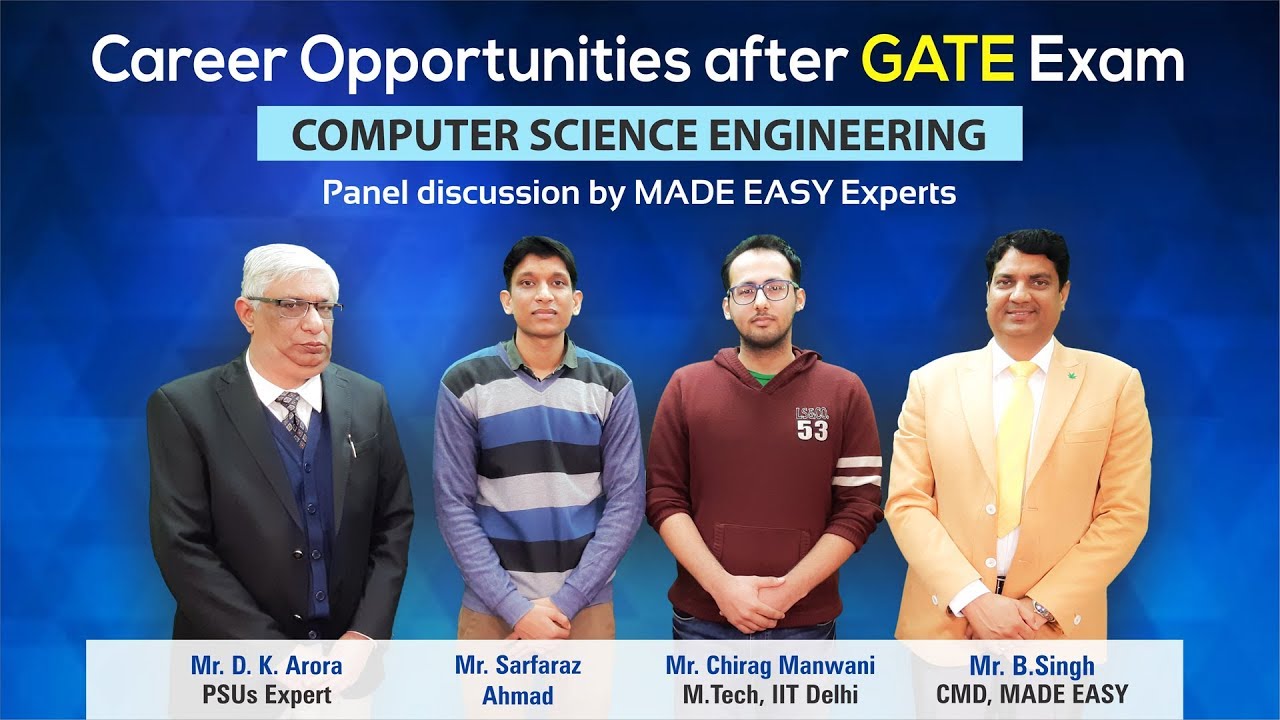 Career Opportunities after GATE | Computer Science Engineering | MADE EASY