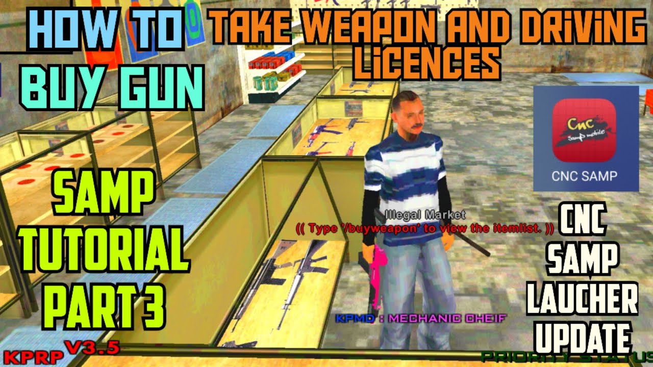 SAMP OR KPRP TUROTIAL PART 3 FOR BEGINNERS MALAYALAM || HOW TO DOWNLOAD GTA RP IN PHONE || CNC YT