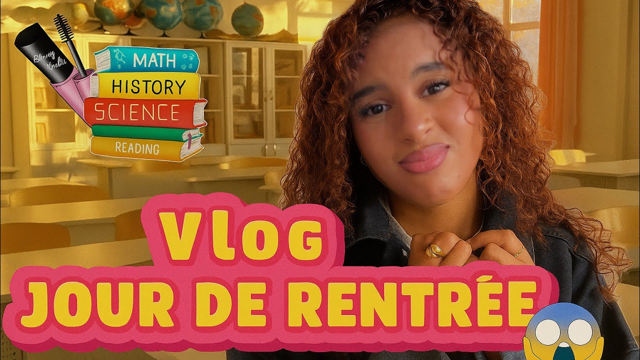 VLOG DE MA RENTRÉE SCOLAIRE (JE ME PRÉPARE EN RETARD ! Catastrophe) - YARA