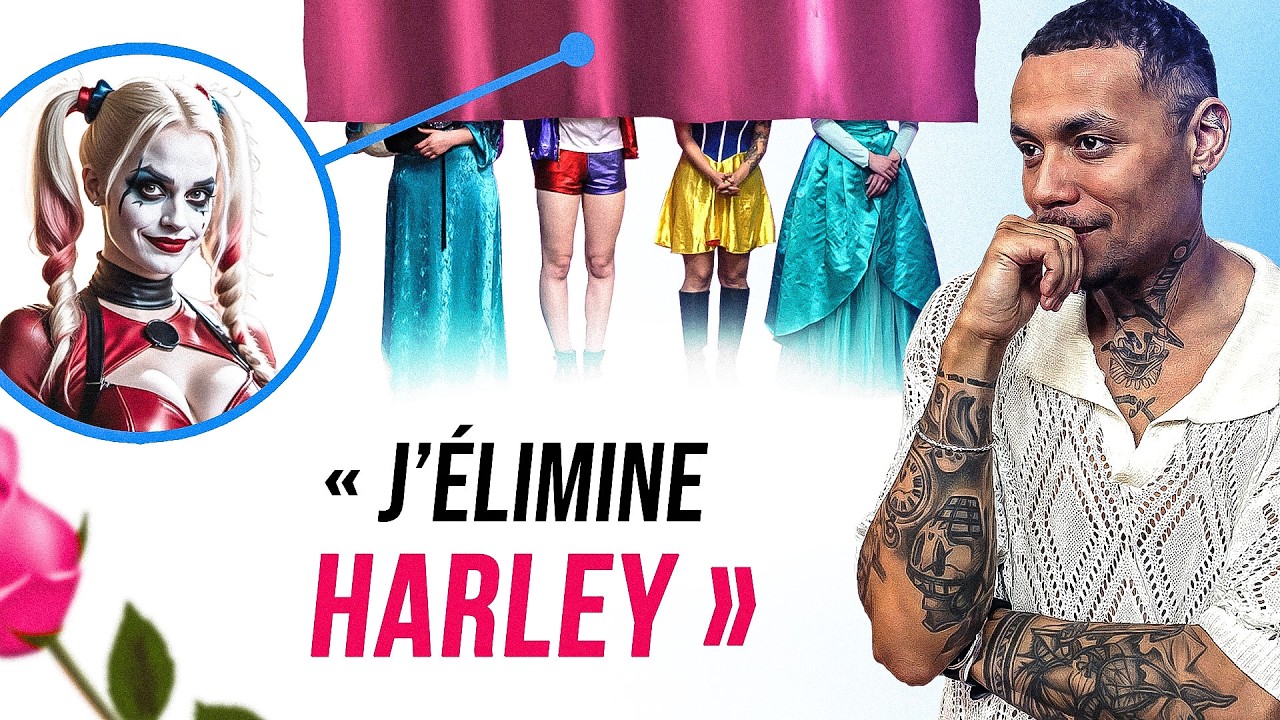Date 5 filles cosplayeuses à l'aveugle : IL ÉLIMINE HARLEY QUINN ?!