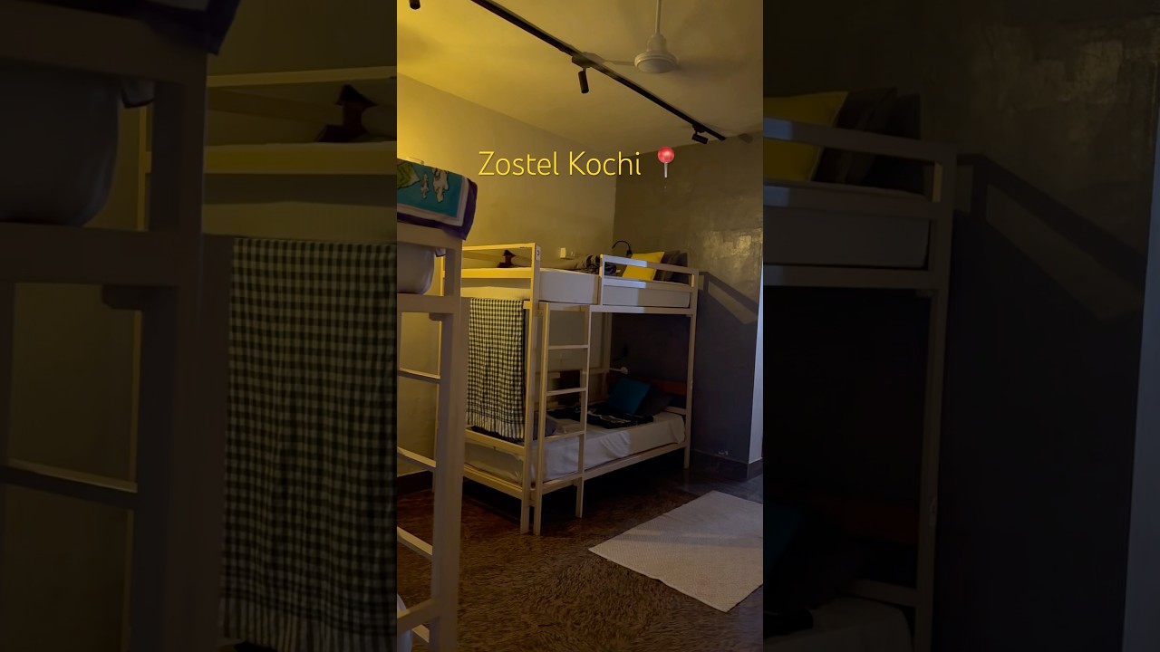 Zostel Cochin - Kochi , Kerala #backpacking #zostel #gostops #moustaches #hostel #budgetstay #shorts