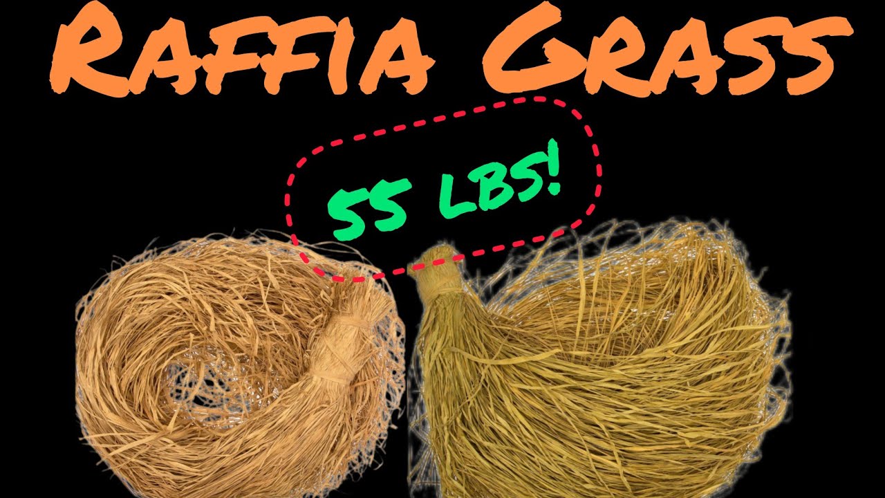 Unboxing Review:  55 lbs of Joseph Stern Raffia / Killerweed / Fast Grass (For DIY Duck Boat Blind)