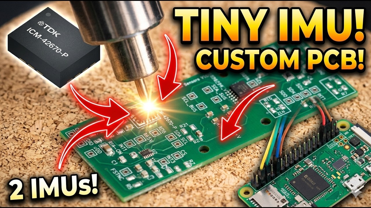 Soldering a 3×2.5mm IMU — Building a Dual-IMU Board for RC Car Autopilot