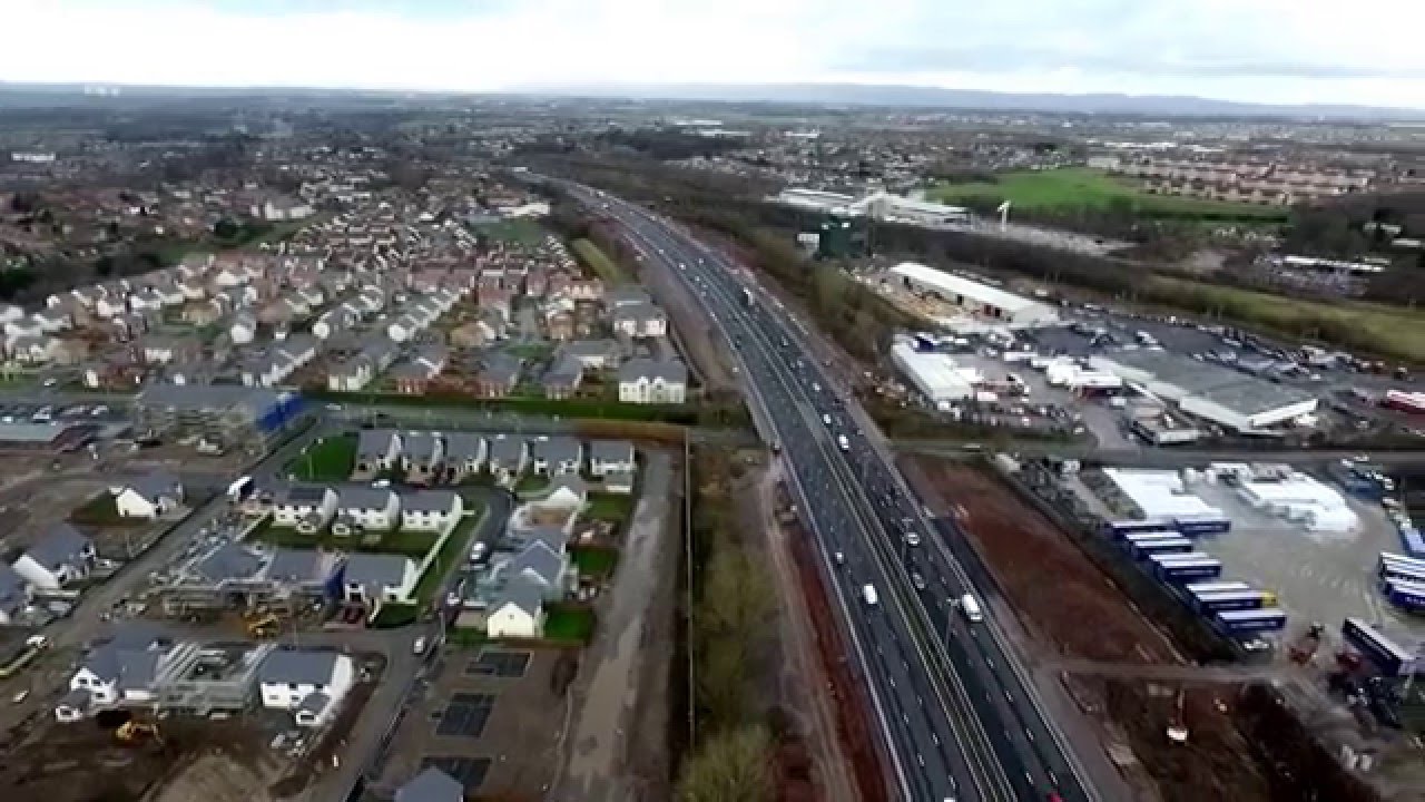 Drone Footage of Bothwell and Uddingston (Toolstop)