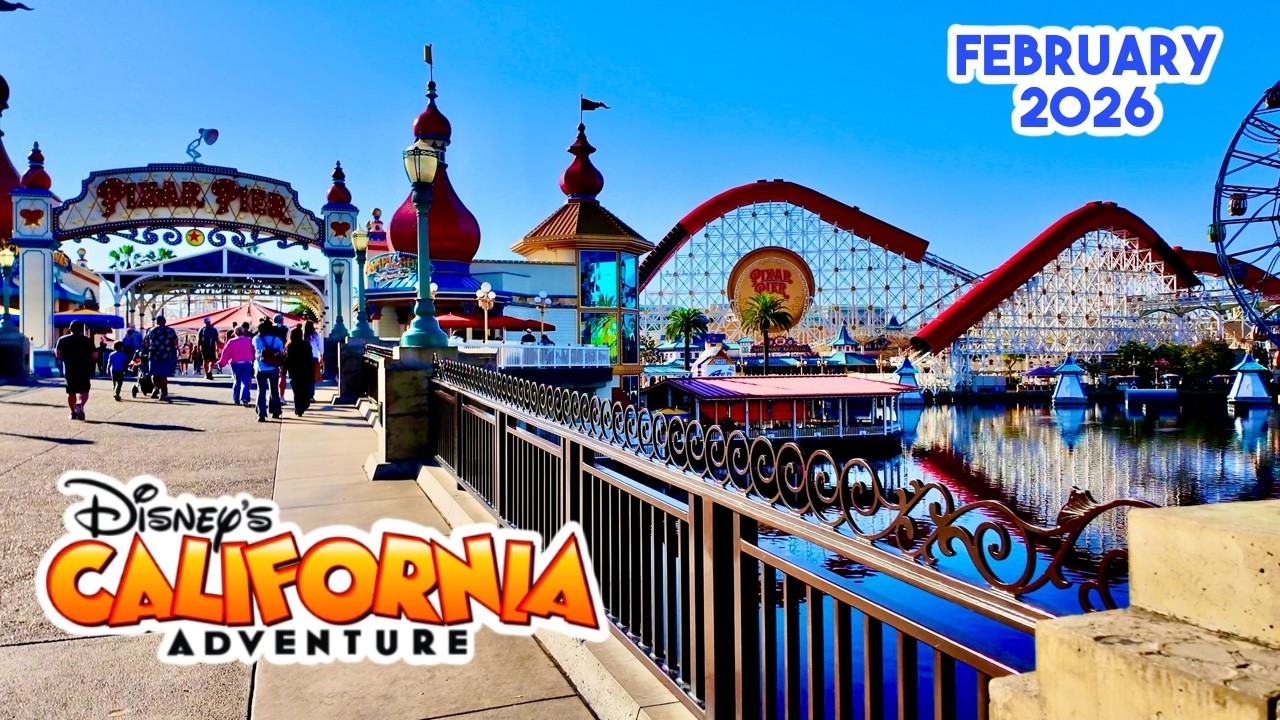 Disneyland California Adventure Full Park Walk | Pixar Pier, Toy Story Midway Mania! & More [4K POV]