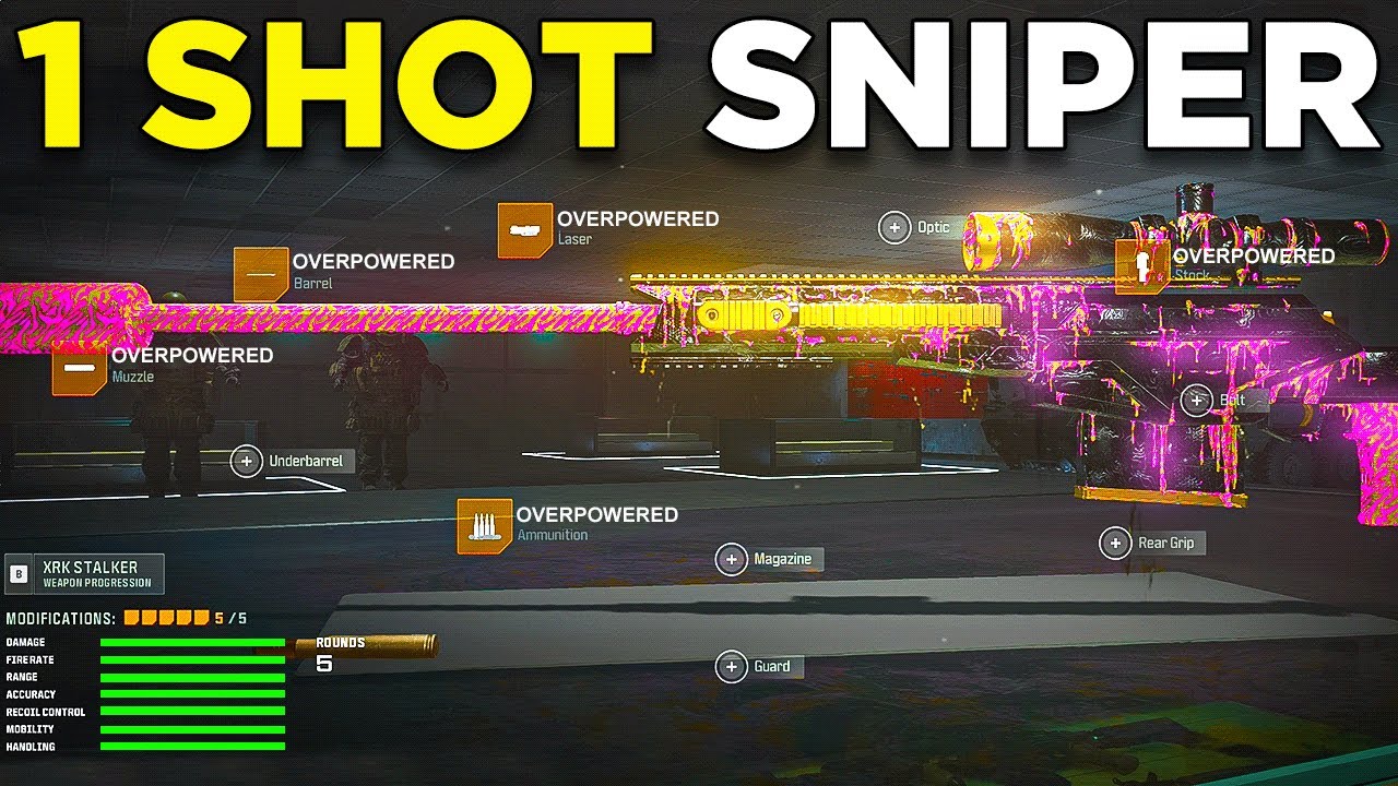 The BEST *ONE SHOT* Sniper LOADOUT in WARZONE 3 😍 (Best XRK Stalker Class Setup) - MW3