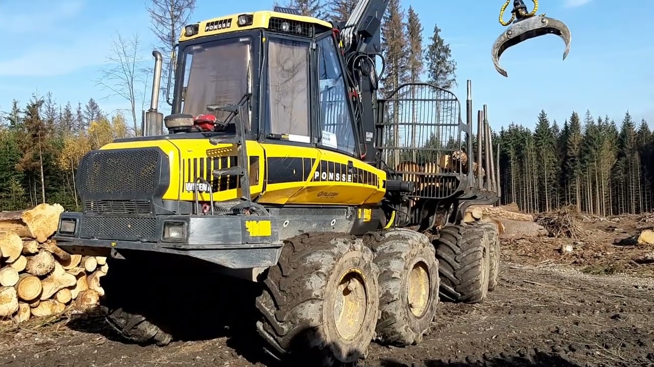 Forwarder PONSSE Wisent , Forest work , Garden and Forest