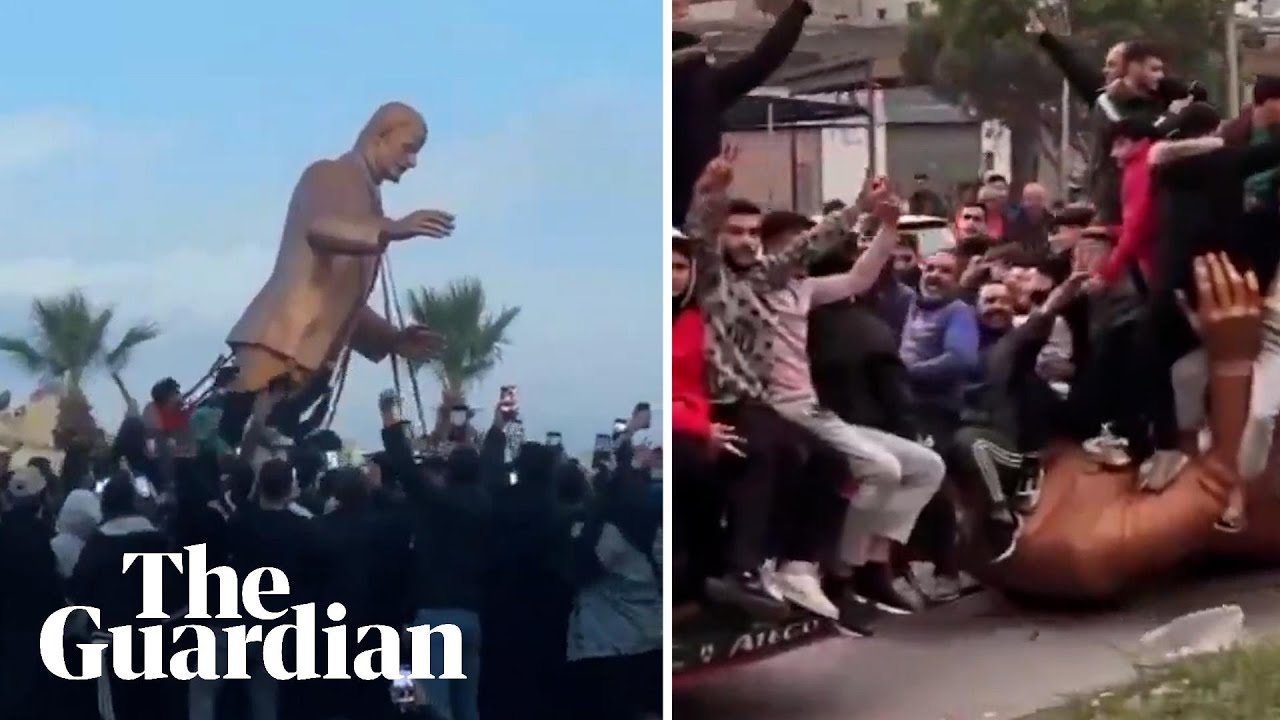 Assad statues toppled across Syria as government collapses