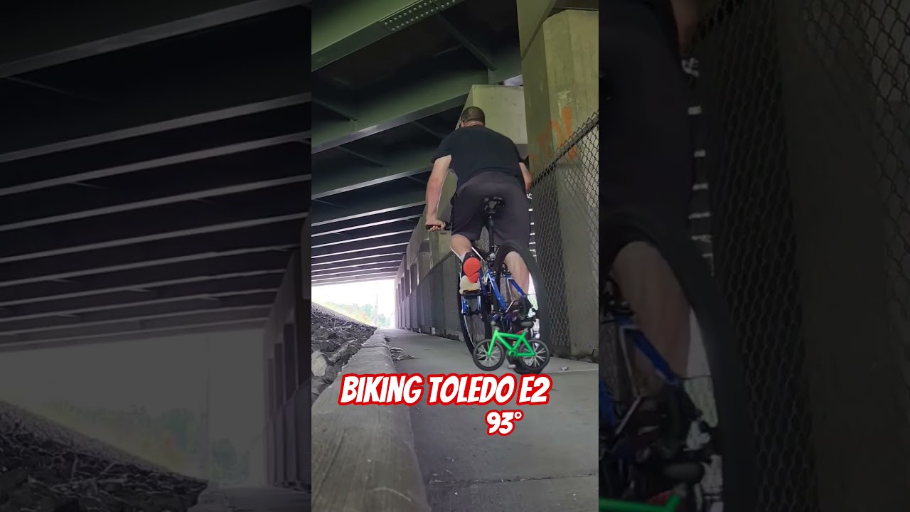 Biking Toledo E2 -  93 degrees