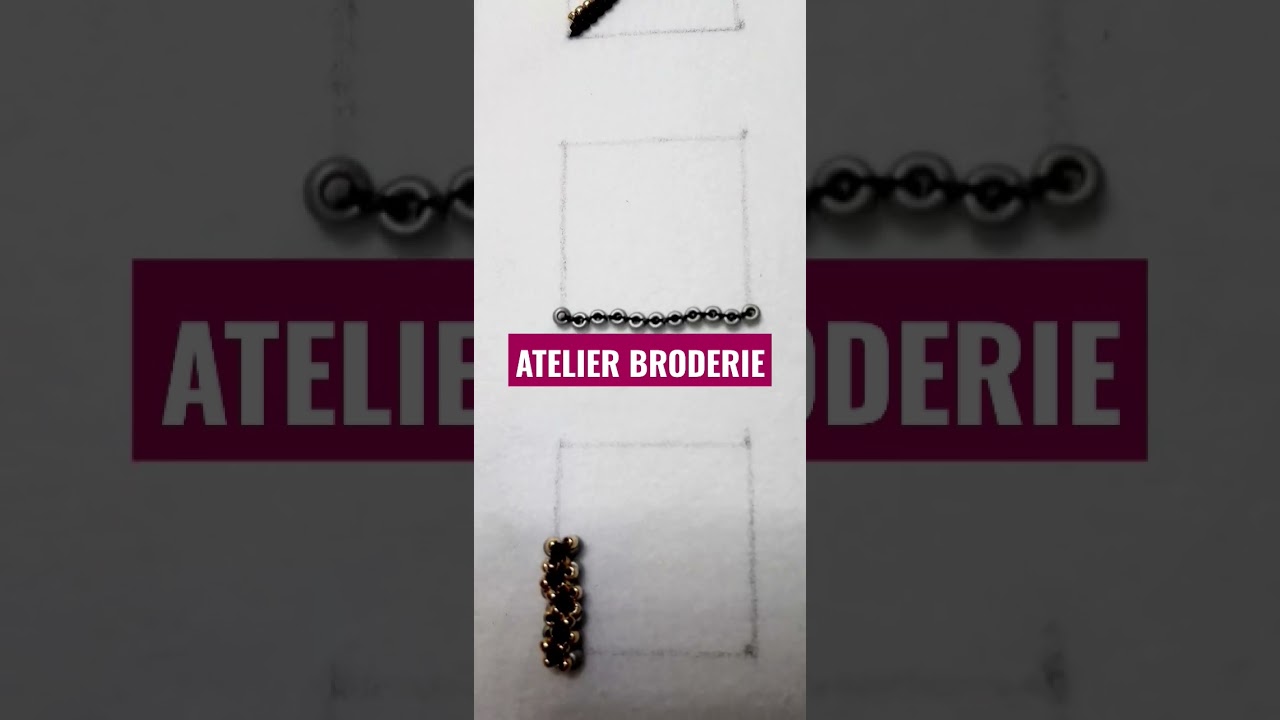 Atelier Broderie : venez d&eacute;couvrir des points de broderie incontournables !
