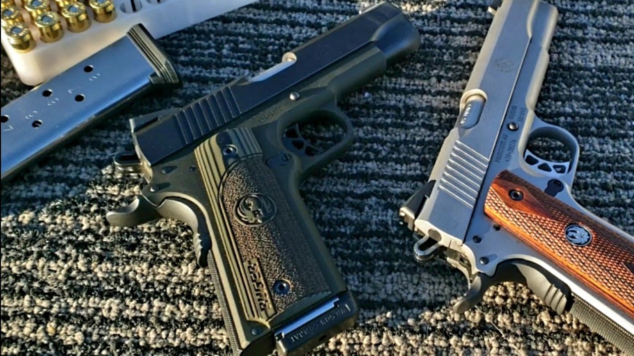 Ruger SR1911 Lightweight Commander Review & Shoot .45acp Green