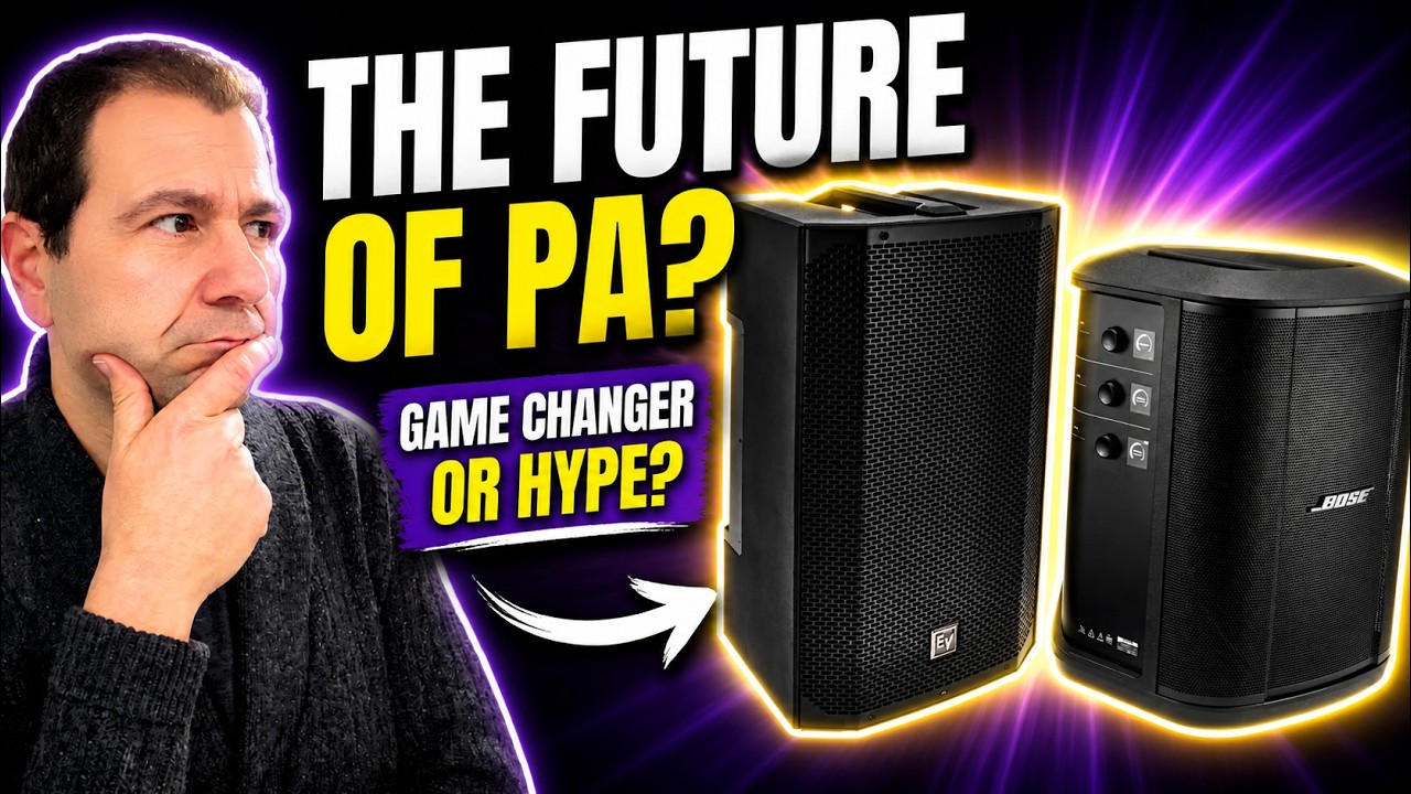 Are Battery Powered PA Speakers the FUTURE of Live Sound?