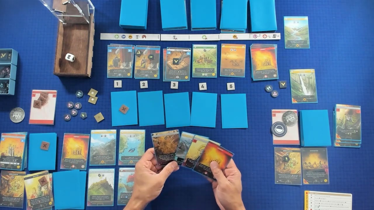 Imperium Horizons Solo - Guptas vs Aksumites (w/ Trade Routes)
