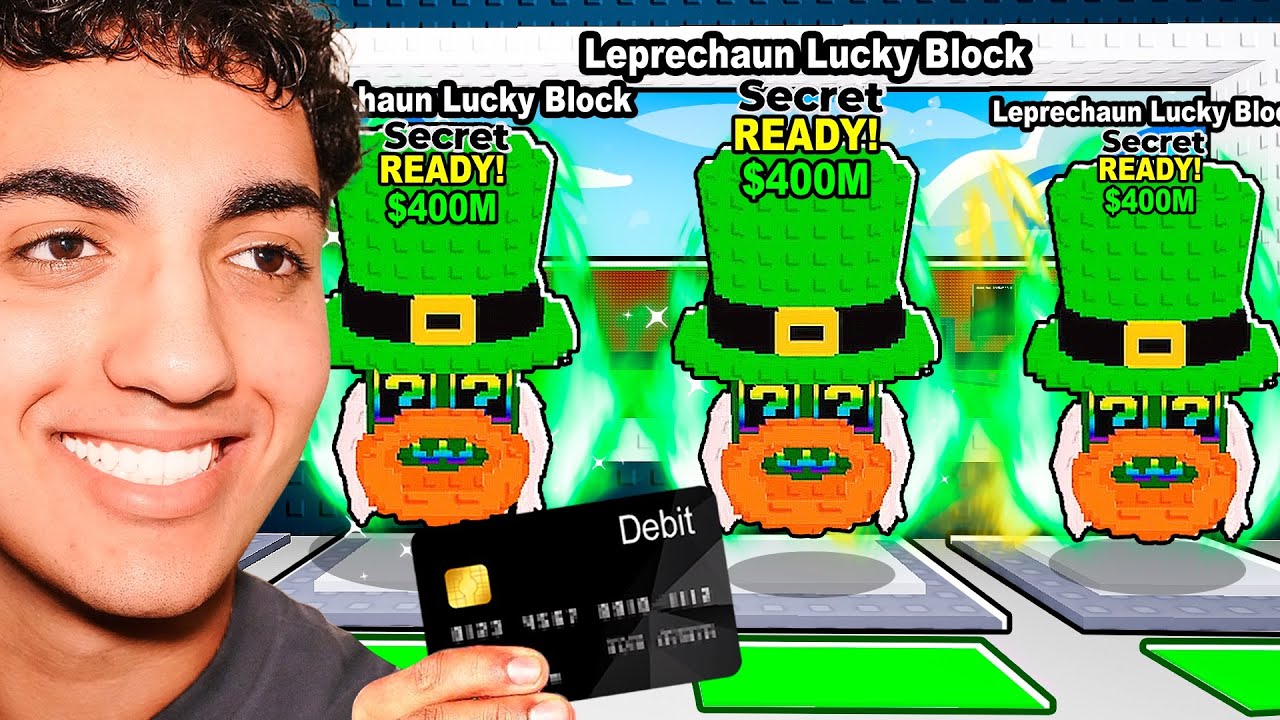 I Spent $9,657,489 on 100 ST. PATRICK LUCKY BLOCKS...
