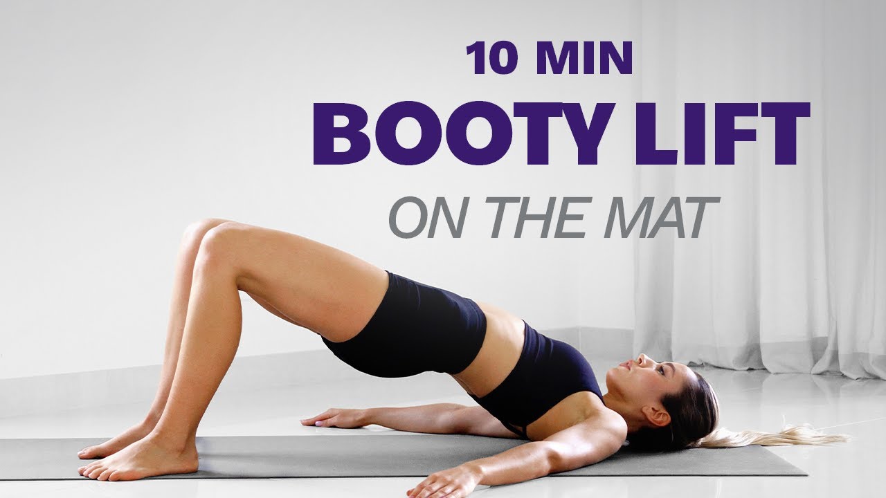 10-Min Booty Lift on the Mat | At-Home Pilates Glute Workout