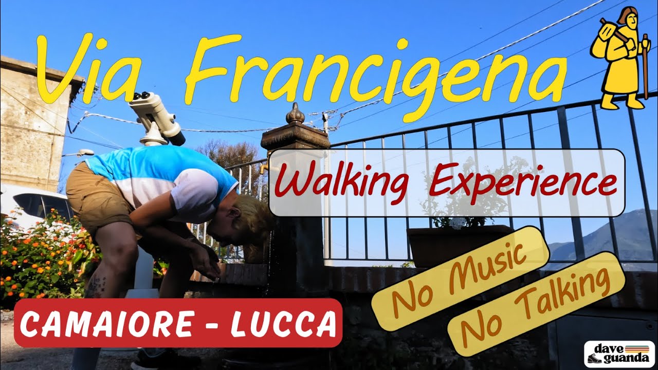 VIA FRANCIGENA, Camaiore ➜ Lucca | Walking Sounds | 4K | ASMR