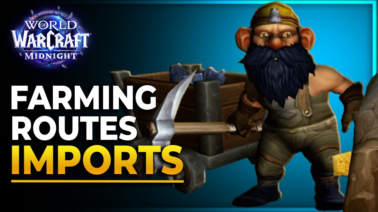 Complete Midnight Farming Routes | Import Strings Setup