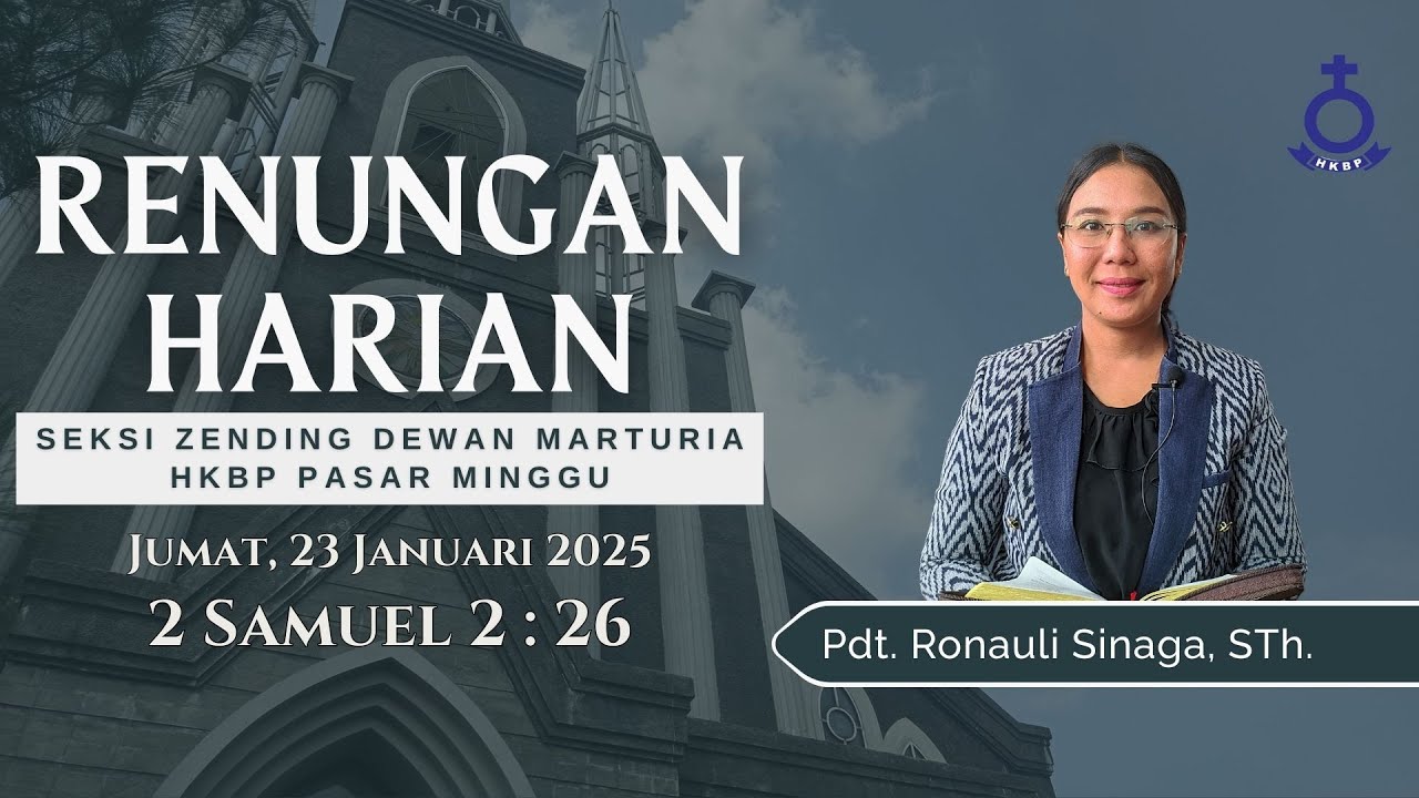 Renungan Harian Jumat, 23 Januari 2025