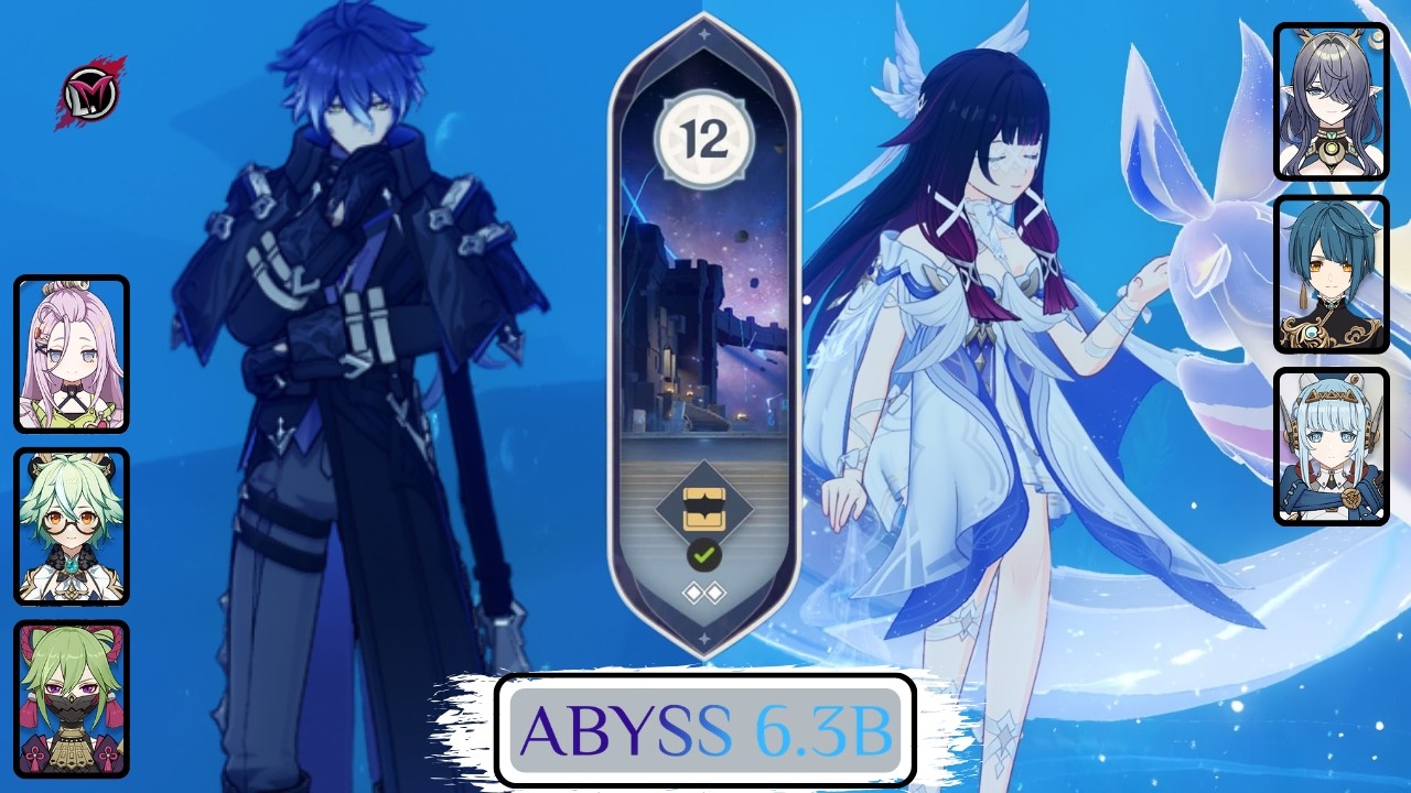 C2 R1 Flins & C2 R1 Bina | Spiral Abyss 6.3B ~ Floor 12 | Genshin Impact Luna V