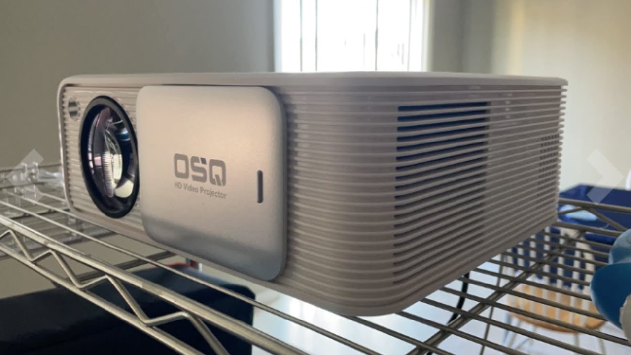 5G WiFi 1080P Projector 4K Supported - OSQ 800 ANSI HD Outdoor Movie Projector with Bluetooth