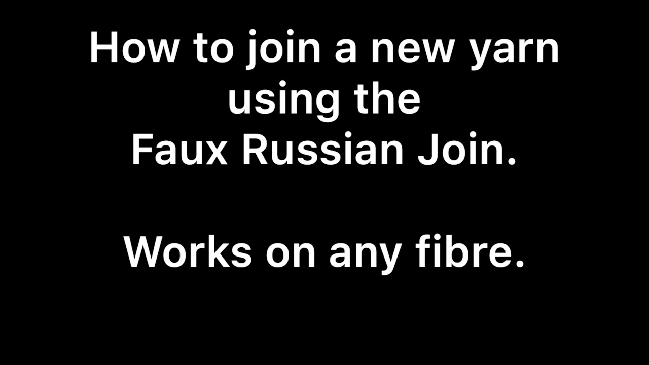 CSM: Faux Russian Join