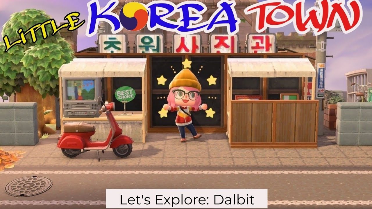 Retro Korean Town Island Tour! 🇰🇷✨ Animal Crossing New Horizons