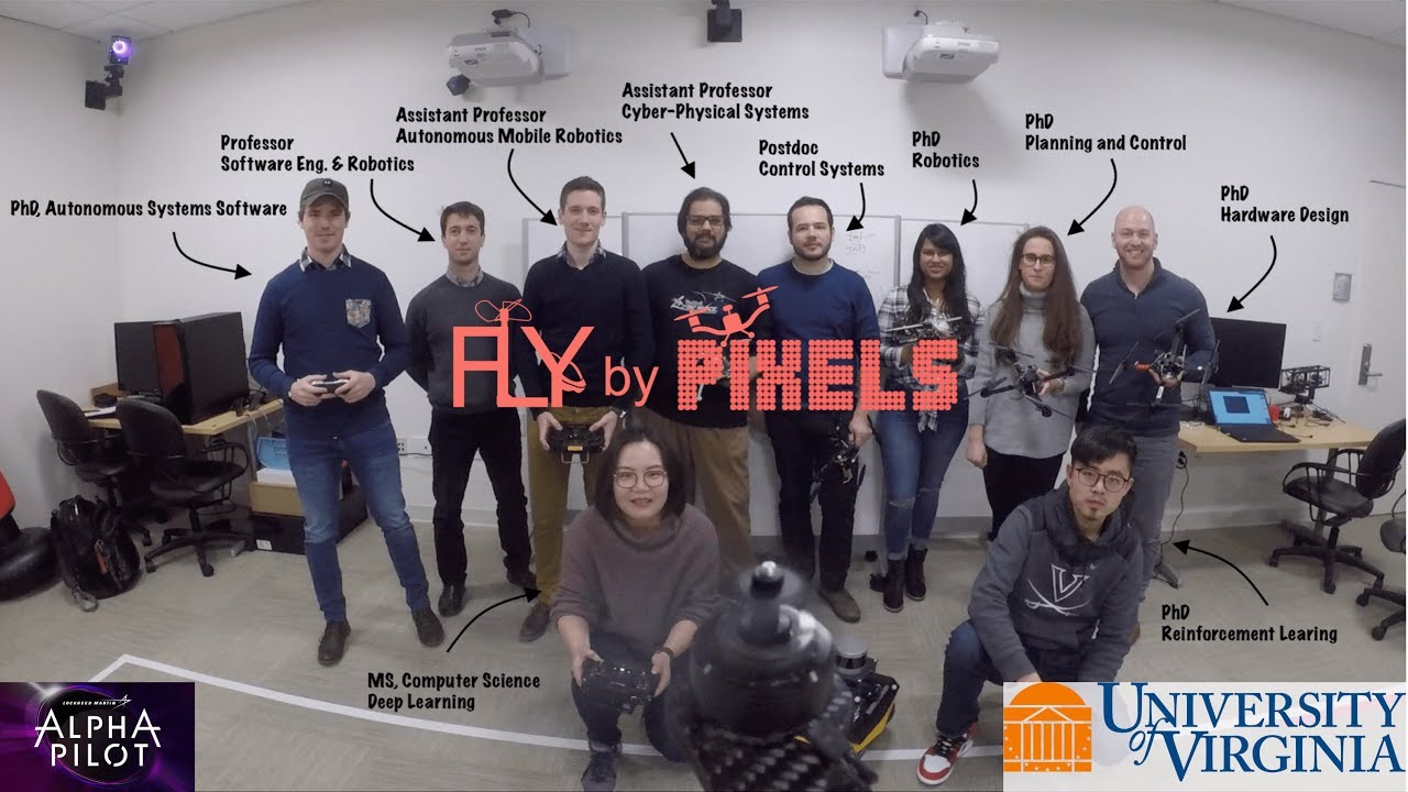 Fly-by-Pixels : University of Virginia's AlphaPilot Team