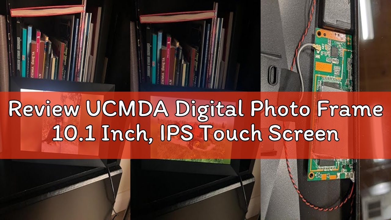 Review UCMDA Digital Photo Frame 10.1 Inch, IPS Touch Screen Smart WiFi Digital Picture Frame Electr