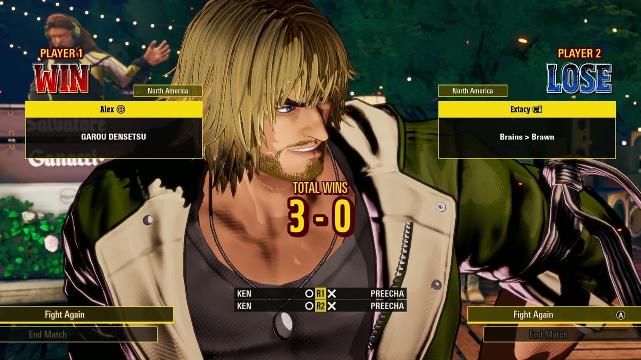 FATAL FURY City of the Wolves: Alex (Ken) vs Preecha (Extacy)