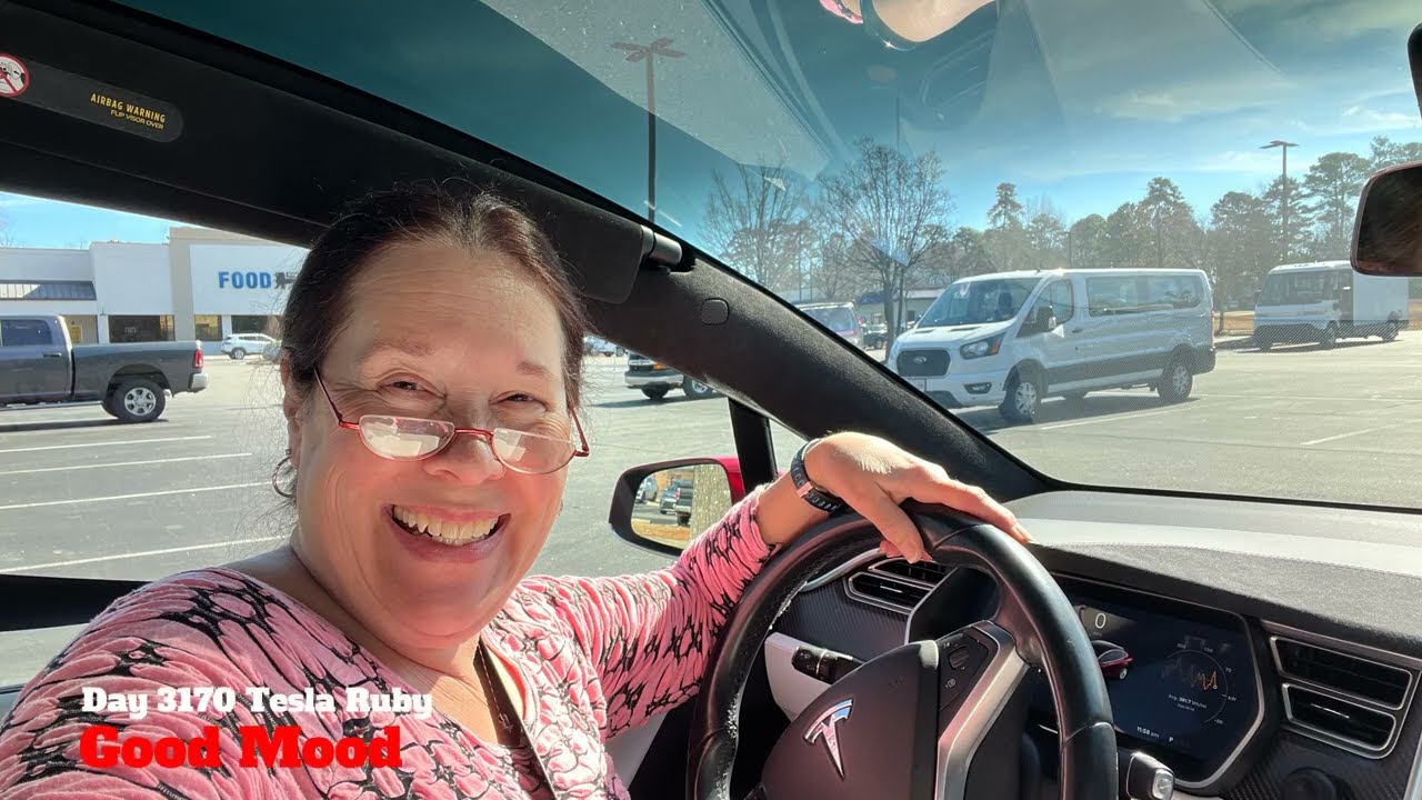 Day 3170 Tesla Ruby Good Mood