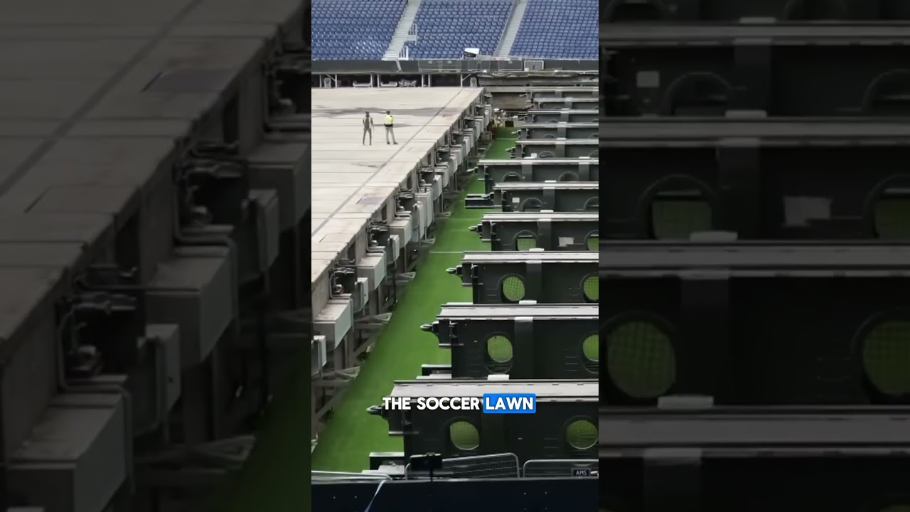 Inside Real Madrid's Futuristic Stadium #realmadrid #facts #santiagobernabeu #soccer #football