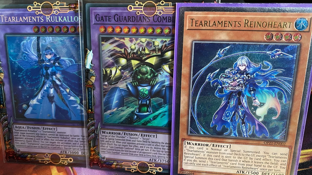 Yu-Gi-Oh! 2nd Place Locals Tearlaments Gate Guardian Deck Profile!