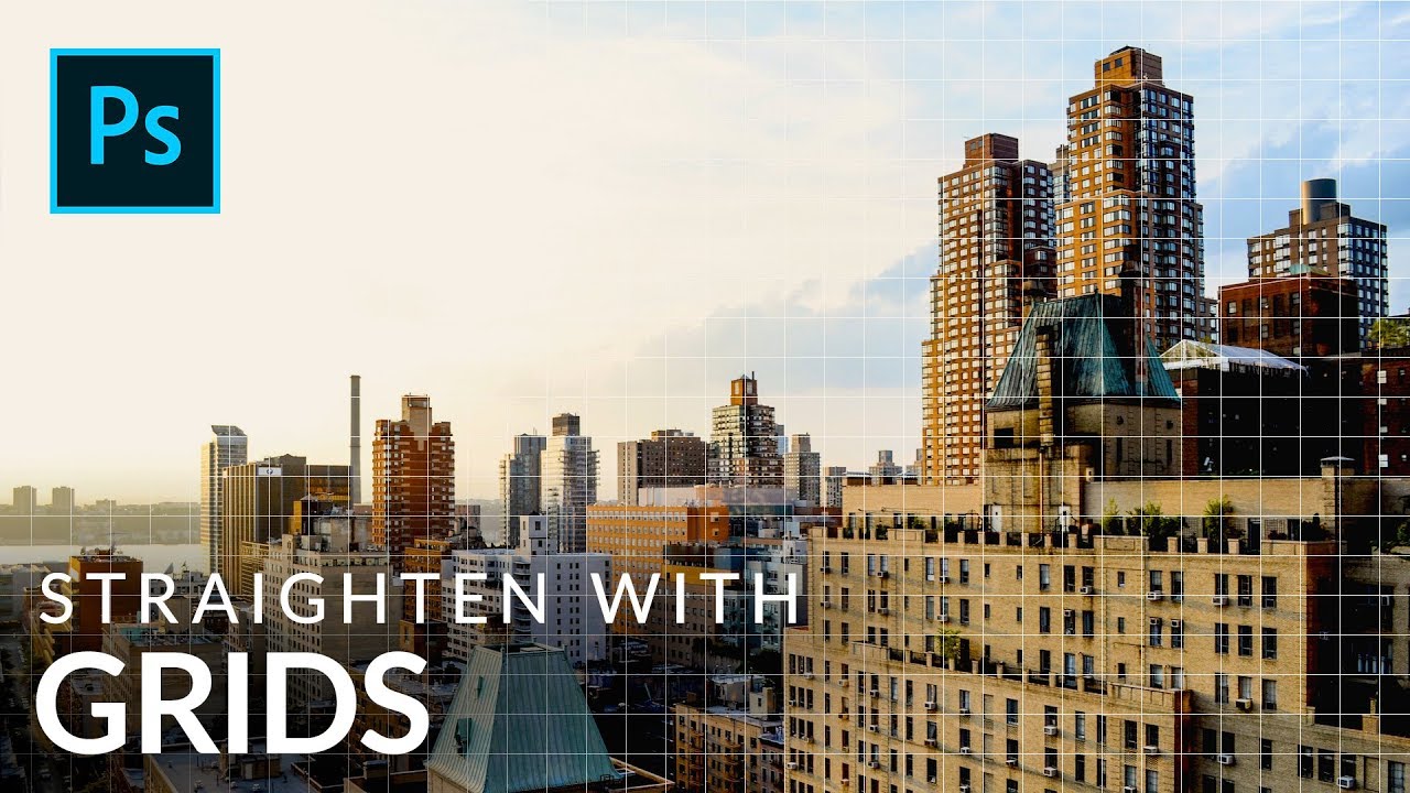 How to Straighten Buildings with Grids in Photoshop