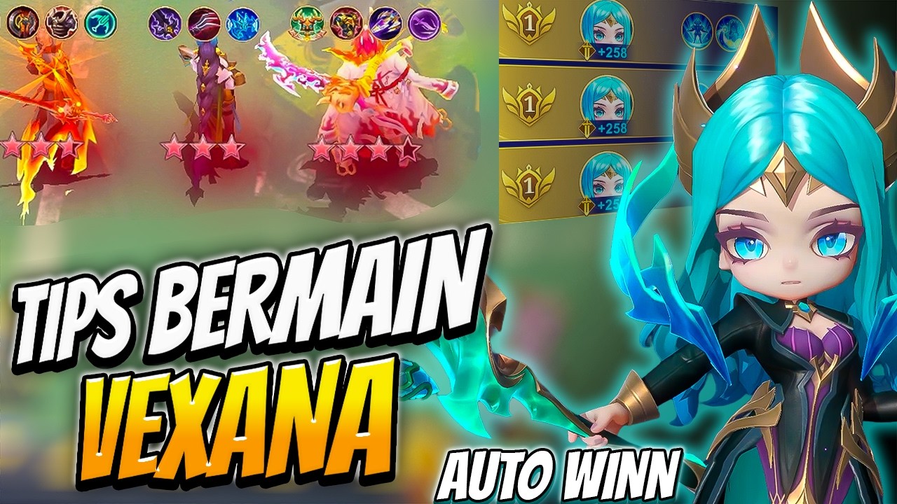 TIPS BERMAIN COMANDER VEXANA !! Auto Winn ! Update Terbaru MCGG - Magic Chess Go Go