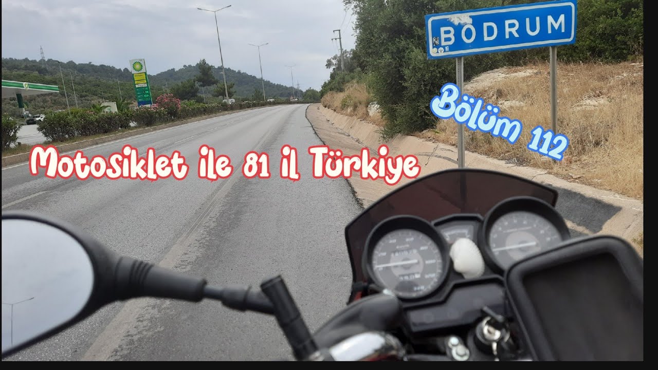 Motosiklet ile Türkiye turu.Muğla/Milas Halı Müzesi/Arkeopark/Bodrum Zetaş #112