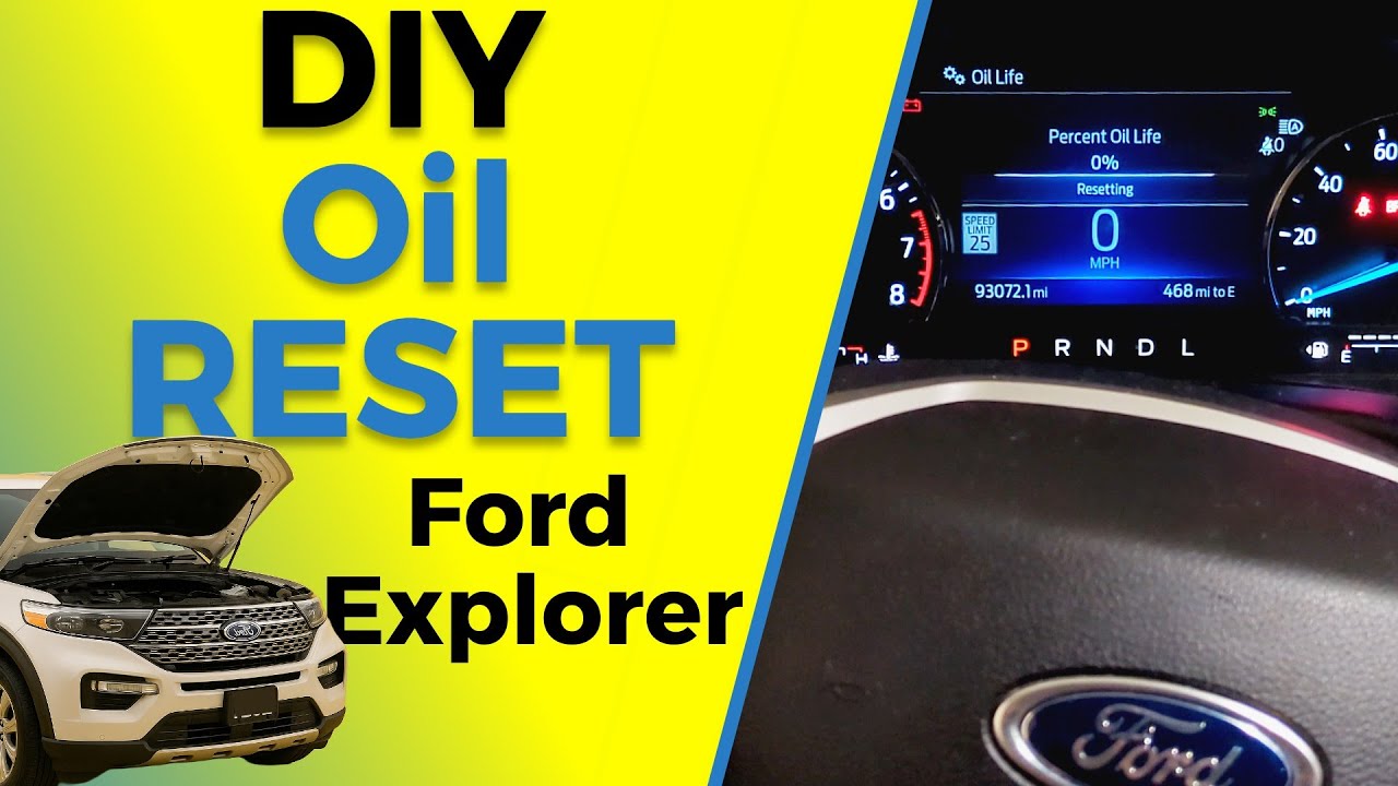 Ford Explorer Oil Change Light Reset (2020-2024) | Easy Step-by-Step Guide