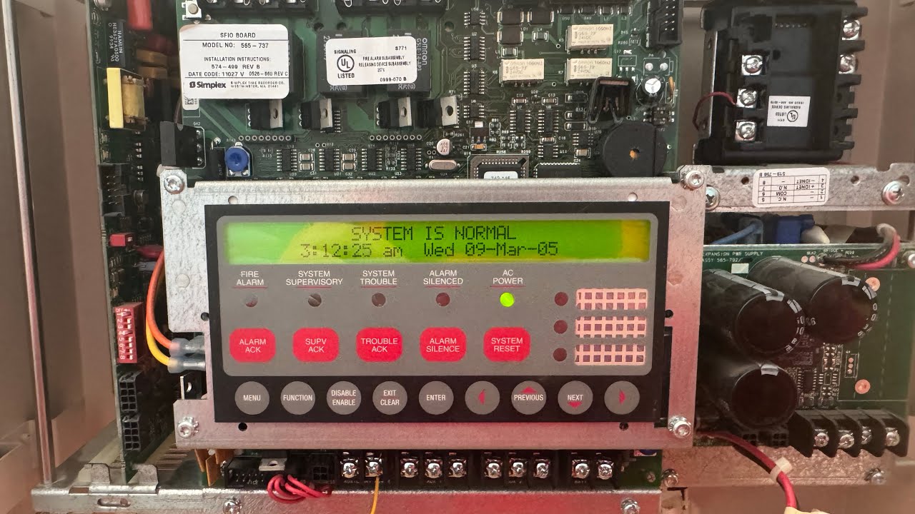 Simplex 4010 Fire Alarm Panel Review / Demo