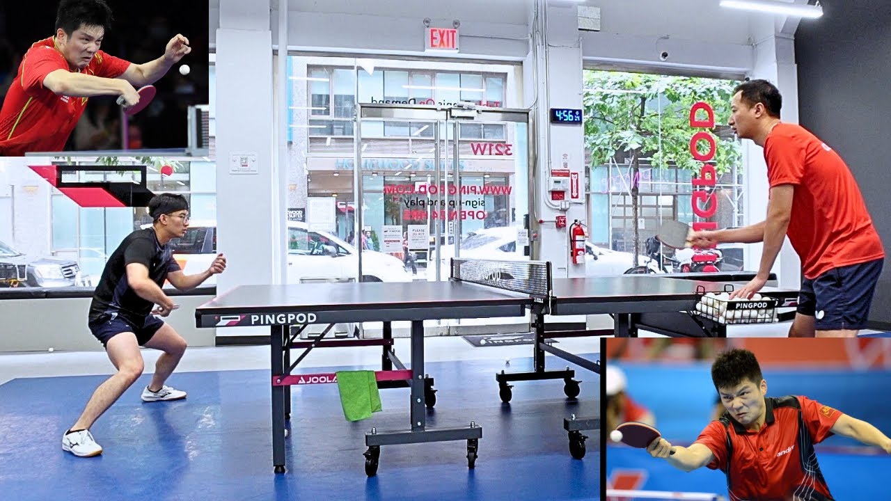 Training with Yijun Tom Feng USA Olympian (Fan Zhendong's Backhand Technique & Footwork) Pt. 4
