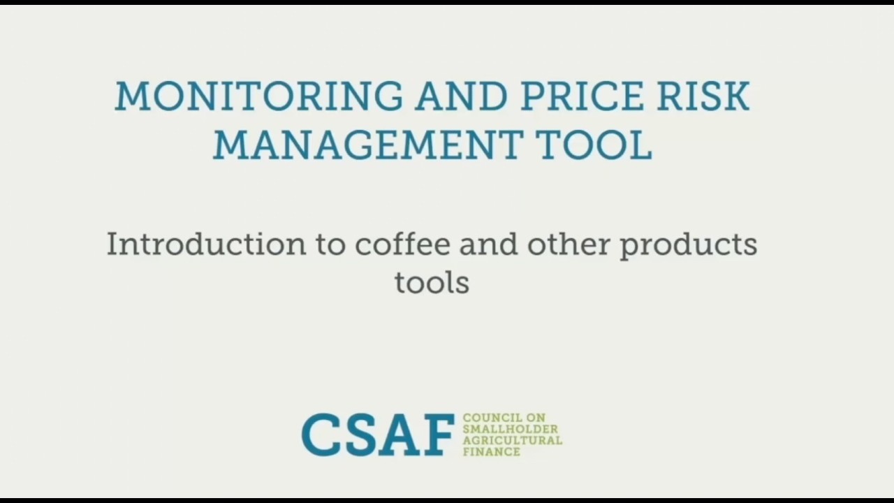 CSAF Price Risk & Monitoring Tool – 'Other Products' (sector agnostic)