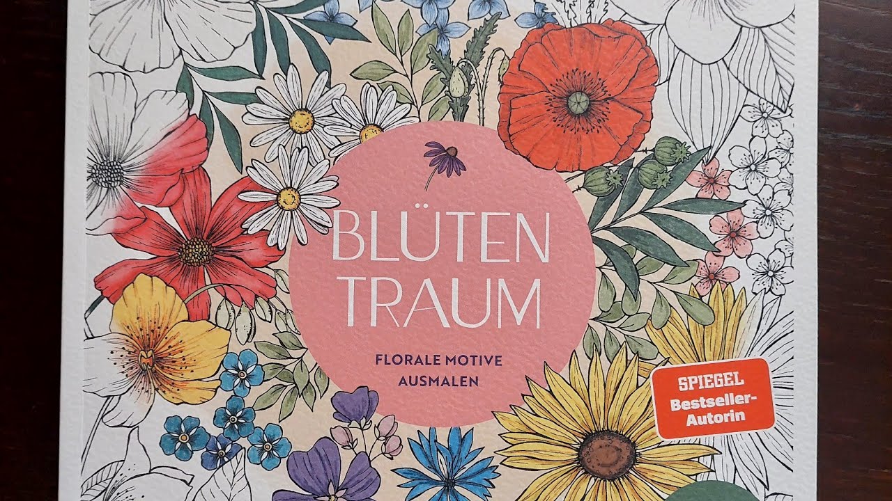 Blüten Traum Florale Motive Ausmalen by Anastasia Sälinger Flip through