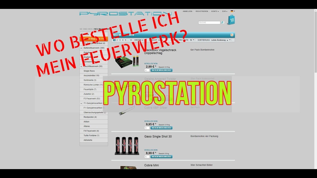 MEINE SHOP-EMPFEHLUNG *PYROSTATION*