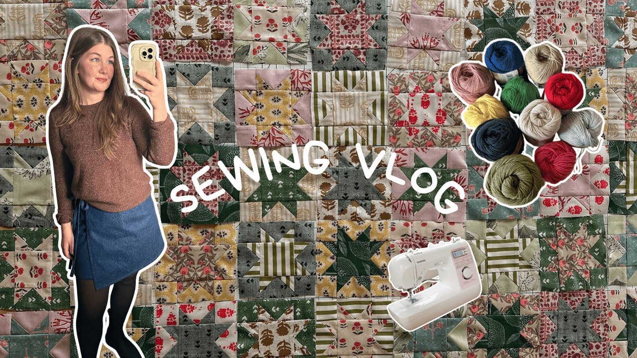 one week of random handmade outfits | sewing, reading, crochet, hiking vlog