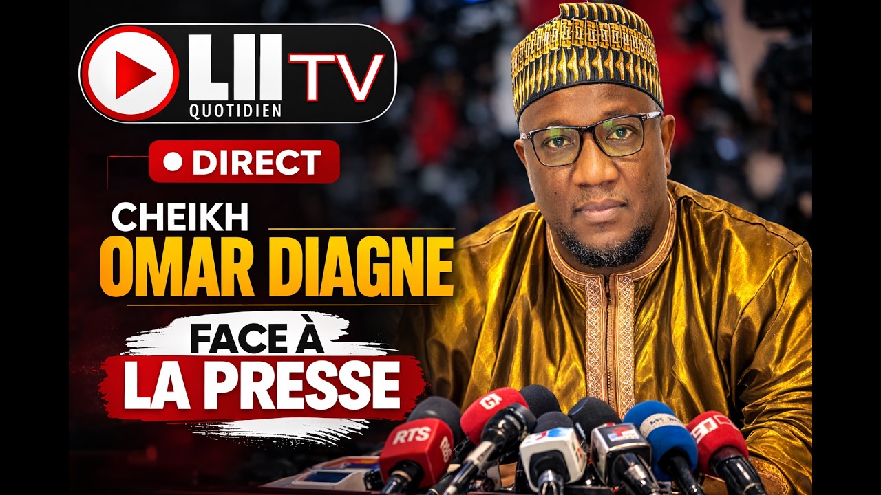 🔴 Direct: Direct: cheikh Omar Diagne face à la presse