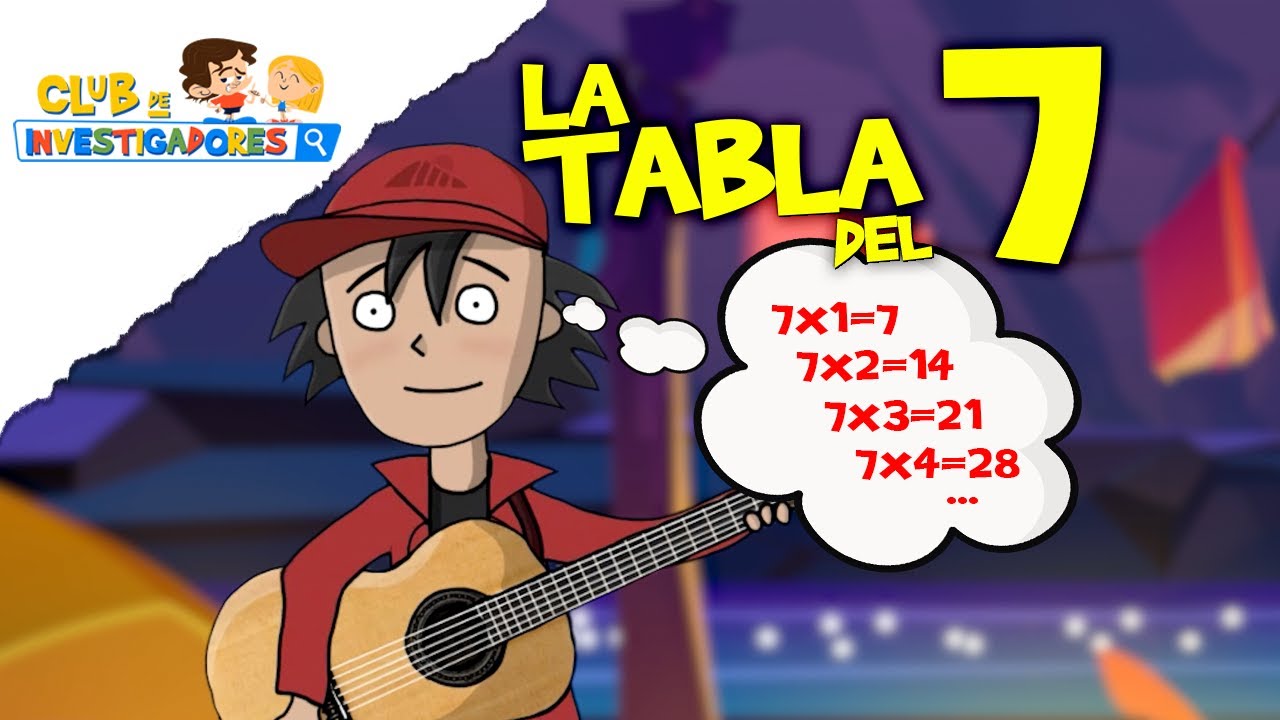 LA TABLA DEL 7 | CLUB DE INVESTIGADORES | Educación para niños de primaria